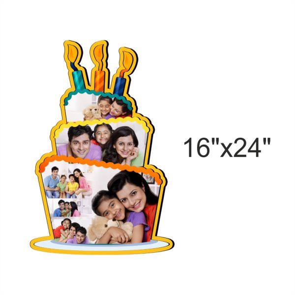 Cake Wooden Photo Collage 42P | #1 Personalised Gifts Shop - Send Gift ...