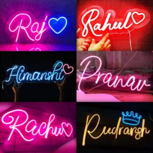 Neon Signs: custom neon name signs in Delhi, are you searching for cheap neon signs online, book your custom made neon name signs online from LOLprint, will deliver pan India.