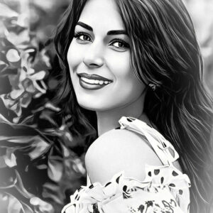 Pencil Drawing Portrait from your photo | Digital Sketch from photo | B&w photo sketch